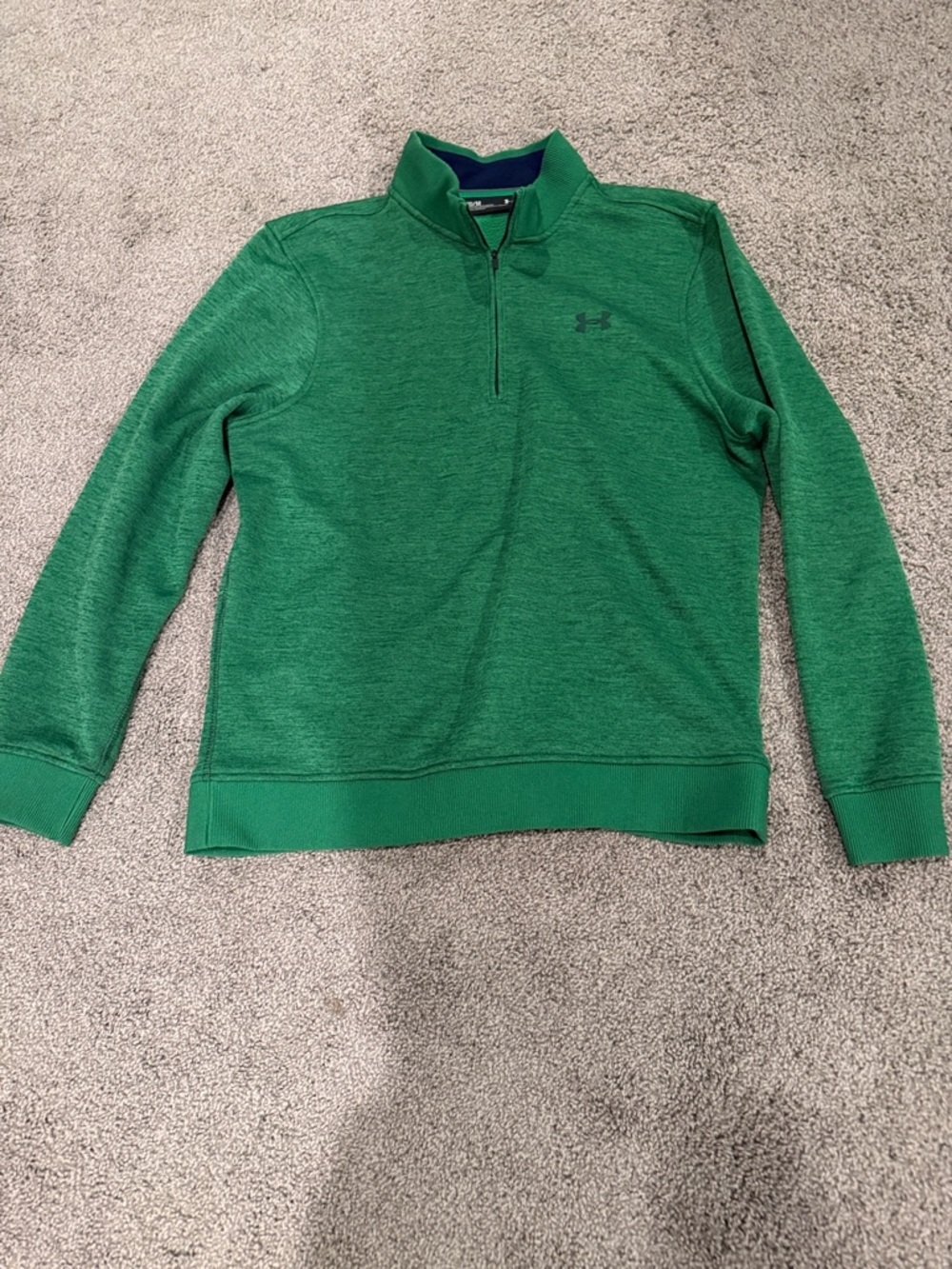 Under Armour Green Quarter-Zip Fleece Pullover